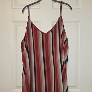 Torrid Multicolor Striped Camisole